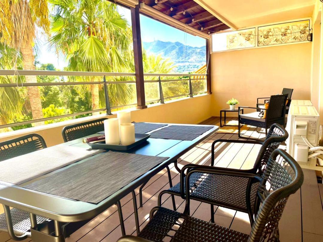 Calido Apartamento Con Gran Terraza Y Vistas A 600 Metros Del Mar Benalmádena Dış mekan fotoğraf